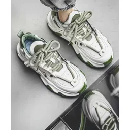 Chunky Soles Shoe Outdoor For Men Walking Shoes For Men