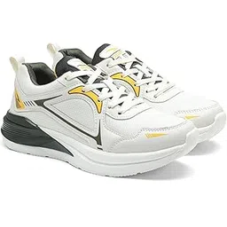 Civic-02 Men’s Sports Shoes | Lightweight & Comfortable Walking, Running & Training Shoes | Breathable Mesh Sneakers with Memory Foam for Men & Boys