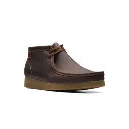 Clarks Men Mid Top Shacre Suede Boots