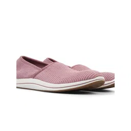 Clarks Women Striped Slip-On Sneakers