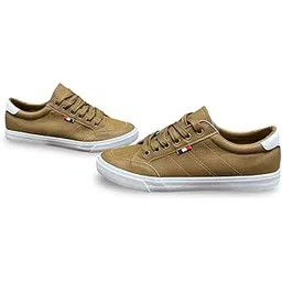 Classic Canvas Sneakers, Casual Lace-Up Shoes with Green Sole, Unisex Fashion Trainers Shoes