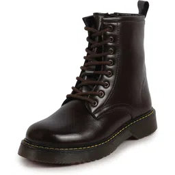 Classic High Ankle 8-Eye Lace Up Casual Long Travelling|Trekking Boots For Women