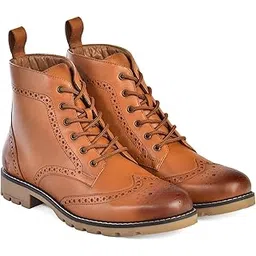 Classic Leather Boots Model-2 for Men | Classic Design |Stylish Casual Shoes |Comfortable Fit