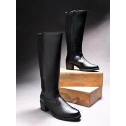 CLOG LONDON Women Casual Block-Heeled Winter Boots