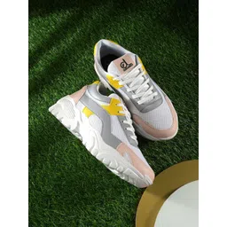 CLOG LONDON Women Colourblocked Round Toe Sneakers