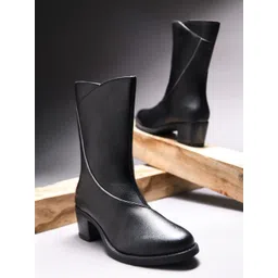 CLOG LONDON Women Zipper Chunky Boots