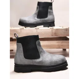 Clog London Women's Grey Chelsea Boots
