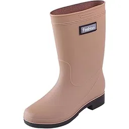 CLUB BOLLYWOOD®Women's Rain Boots Waterproof Boots Rain Shoes for Outdoor Camping Traveling Khaki EU Size 38|Clothing Shoes & Accessories | Womens Shoes | Boots|1 Pair Women's Rain Boots