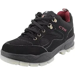 Coasters ctr CTR Trekking Shoes Anti-Skid Hiking, Mountain Boots for Men and Women - OD-1 Black