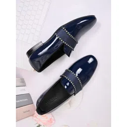 Cobblerz Men Printed Leather Slip-On Sneakers