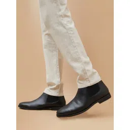 Code by Lifestyle Men's Black Chelsea Boot