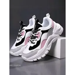 COGS Women Colourblocked Lace-Ups Sneakers