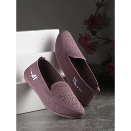 COGS Women Flyknit Woven Design Slip-On Sneakers