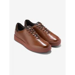 Cole Haan Men GRANDPRO LUXE WHOLECUT Brown Sneakers