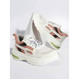 Colo Women Colourblocked Memory Foam Insole Basics Sneakers