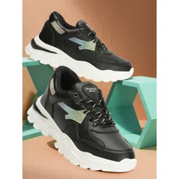 Colo Women Textured Comfort Insole Sneakers