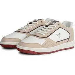 Colored PU Fashion Sneaker for Men | Comfortable Shoes | Cushioned Insole | Quick-wear Elastic Laces | Lightweight | Dynamic Feet Support | Fashionable | Stylish | Modern