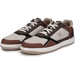 Colored PU Fashion Sneaker for Men | Comfortable Shoes | Cushioned Insole | Quick-wear Elastic Laces | Lightweight | Dynamic Feet Support | Fashionable | Stylish | Modern