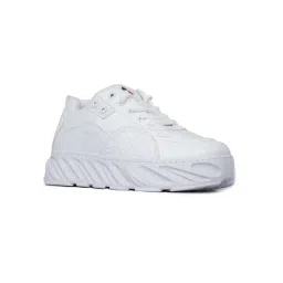 Colourkicks White Casual Manmade Leather Sneakers