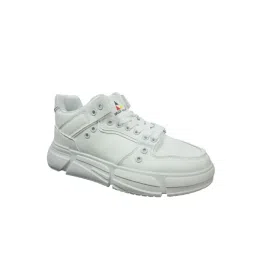 Colourkicks White Casual Manmade Leather Sneakers