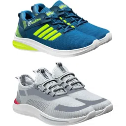 Combo Pack of 2 Sports Shoes Running Shoes For Men Walking Shoes For Men