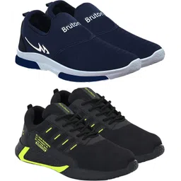 Combo Pack Of 2 Trendy & Stylish Casual Shoes Sneakers For Men