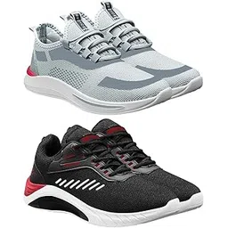 Combo Pack of 2 Trendy & Stylish Casual Shoes Sneakers for Men's & Boy's