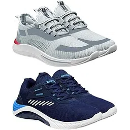 Combo Pack of 2 Trendy & Stylish Casual Shoes Sneakers for Men's & Boy's