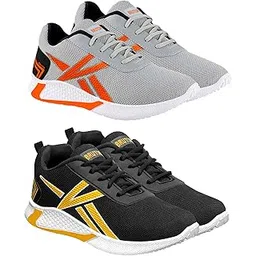 Combo Shoes for Stylish Trendy Shoes | Casual Shoes | Sneaker Shoes | Sports Shoes | Running Shoes for Men (Pack of 2)