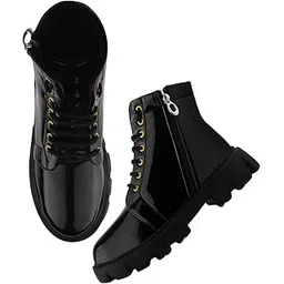 Comfortable Alluring Extra Cushion Inner Sole and Skin Friendly Ankle Boot with Low Heels for Womens and Girls