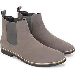 Comfortable Boots For Men | Extra Cushioned Foot Bed And Skin Friendly Ankle Boot With Low Heels | Trendy, Stylish & Casual Boots | Winter, Snow & Holiday Outings