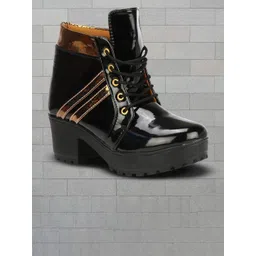 Commander Shoes Women Casual Block-Heeled Boots