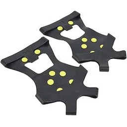 Convenient Ice Grips, Snow Spike Grips, for Walking Jogging Hiking Running(M)