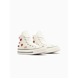 Converse Chuck 70 Roses Women Floral Mid-Top Lace-Ups Sneakers