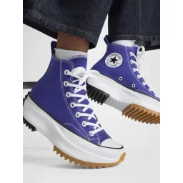 Converse Men's RUN STAR Purple Sneakers