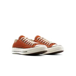 Converse Unisex Chuck 70 Low Top Orange Sneakers