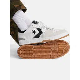 Converse Unisex Colourblocked Lace-Ups Leather Sneakers