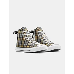 Converse Unisex Printed Chuck Taylor All Star Plaid High Top Sneakers