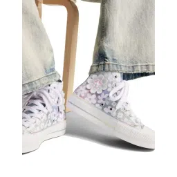 Converse Women's CTAS PLATFORM Blue Sneakers