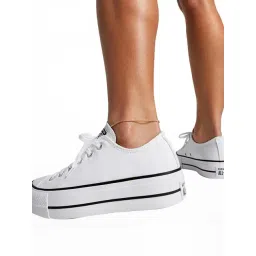 Converse Women's CTAS PLATFORM White Sneakers