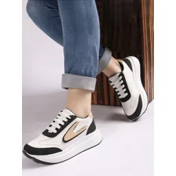 CORSICA Women Colourblocked Suede Sneakers