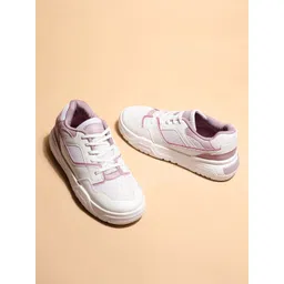 CORSICA Women Lace-Up Textured Sneakers