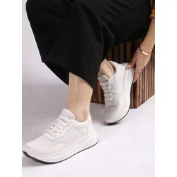 CORSICA Women Textured PU Sneakers