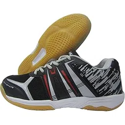 Court Power 999 Badminton Shoes Gray Black Color
