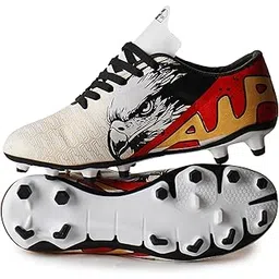 CR7 Hawk Synthetic Turf and Hardground TPU Dual Color Sole Football Studs Shoes for Men (Size 4 to 10)