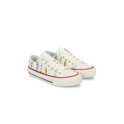 CROWCIA LONDON Women Printed Lightweight Sneakers