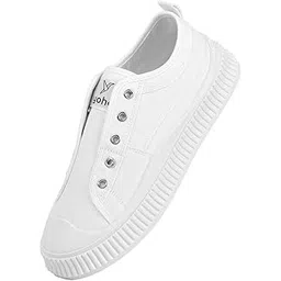 Cruise Women’s Without Lace Trendy Stylish Canvas Slip-On Sneakers (SoS)