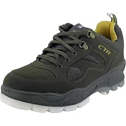 CTR Trekking Shoes Anti-Skid Hiking, Mountain Boots for Men and Women - OD-1 Olive
