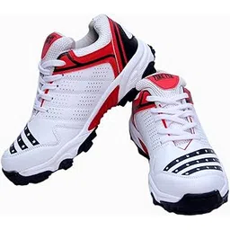 CW Firefly Men's All Rounder White Sports Cricket Shoes with Imported Sole P.U (11)