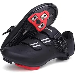 Cycling Shoes for Men and Women, Compatible with Peloton Bike Shimano SPD & Look ARC Delta for Indoor Spin Cycle Road Bike Shoes with Delta Cleats Pre-Installed